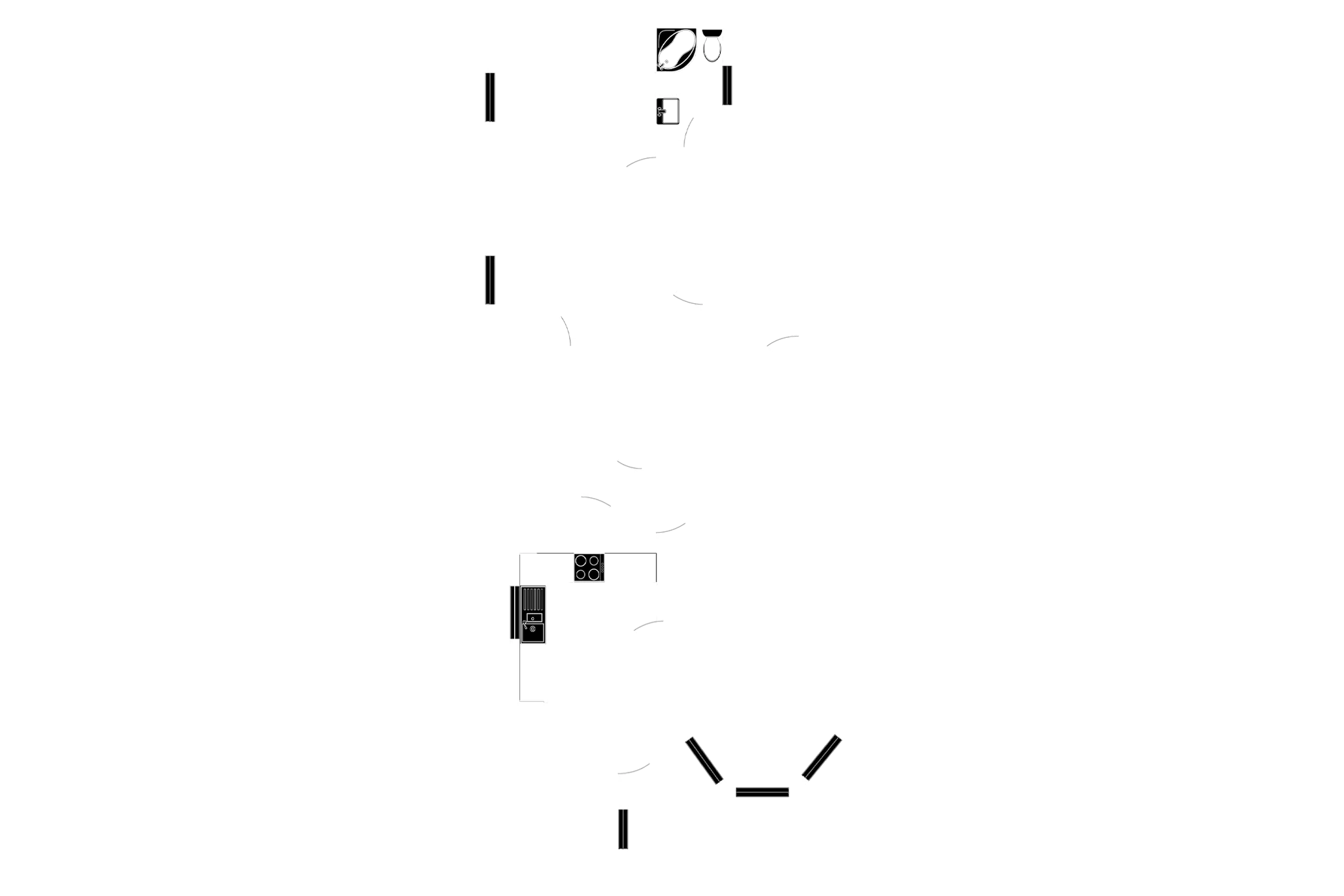 Floorplan — Apartment 1, Grosvenor Court, Derby Terrace, Douglas.