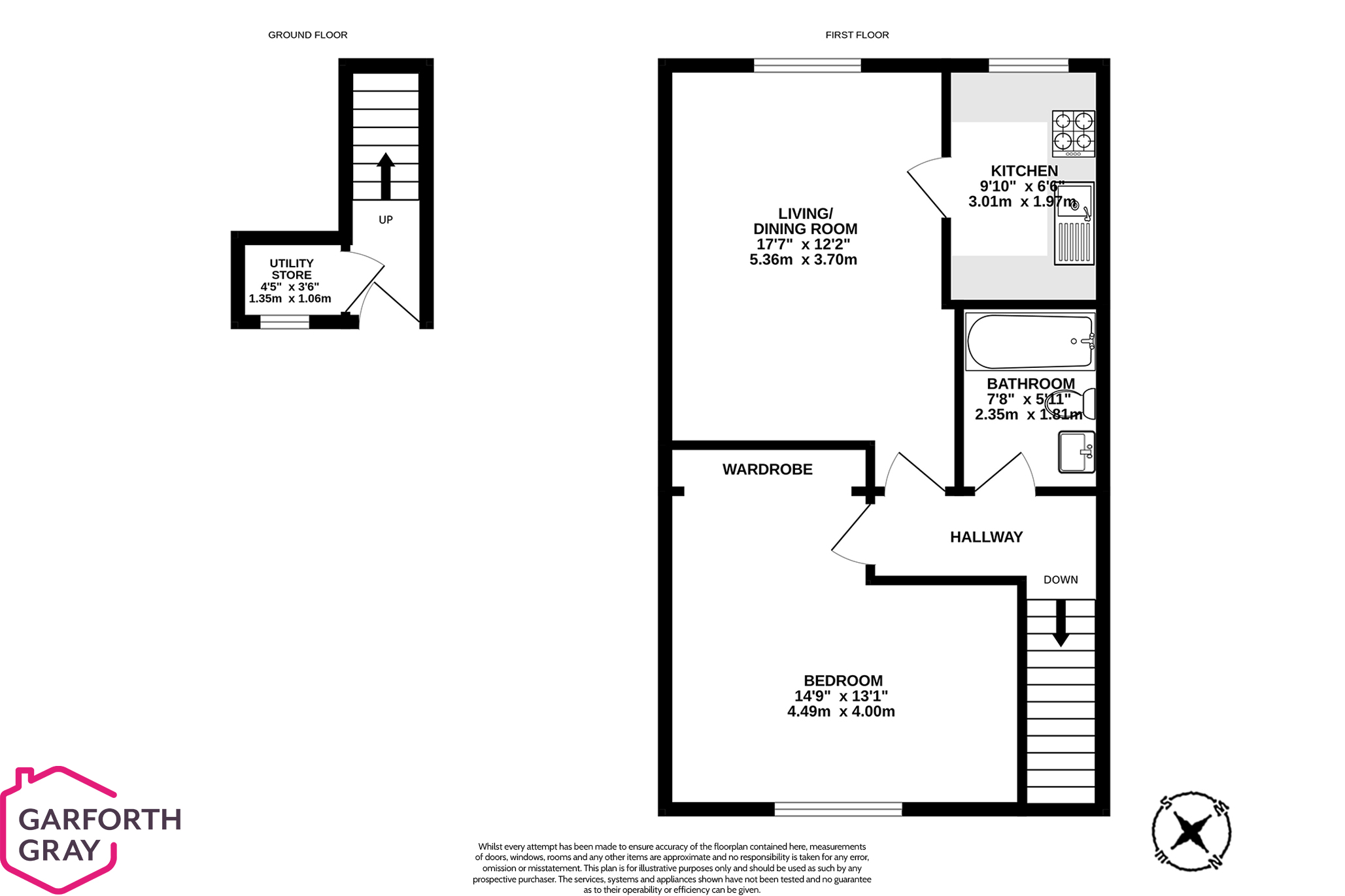 Floorplan — 8 St Pauls Mews, Ramsey.