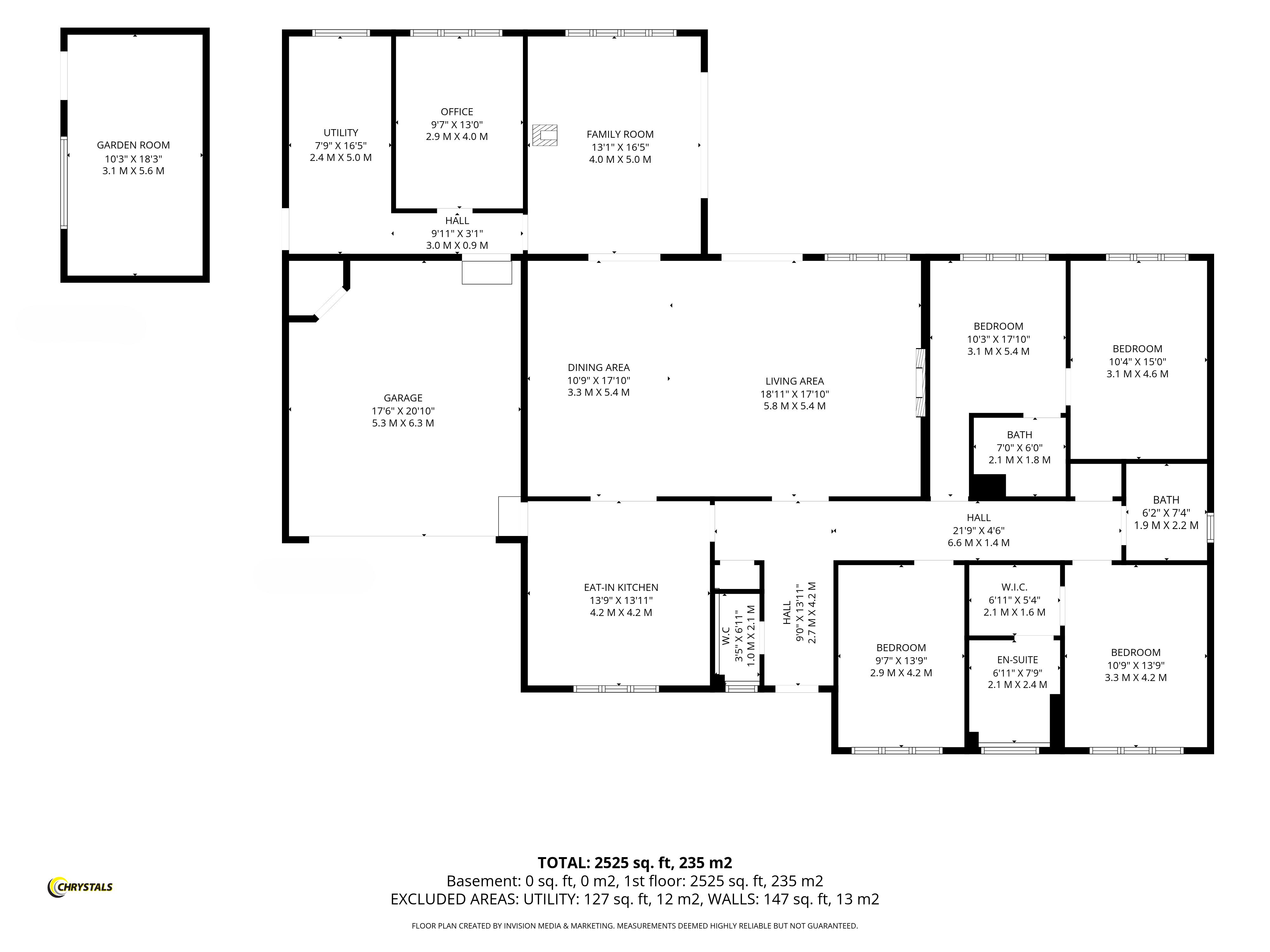 Floorplan — The Windermere, 27 Cronk Cullyn, Colby IM9 4NQ.