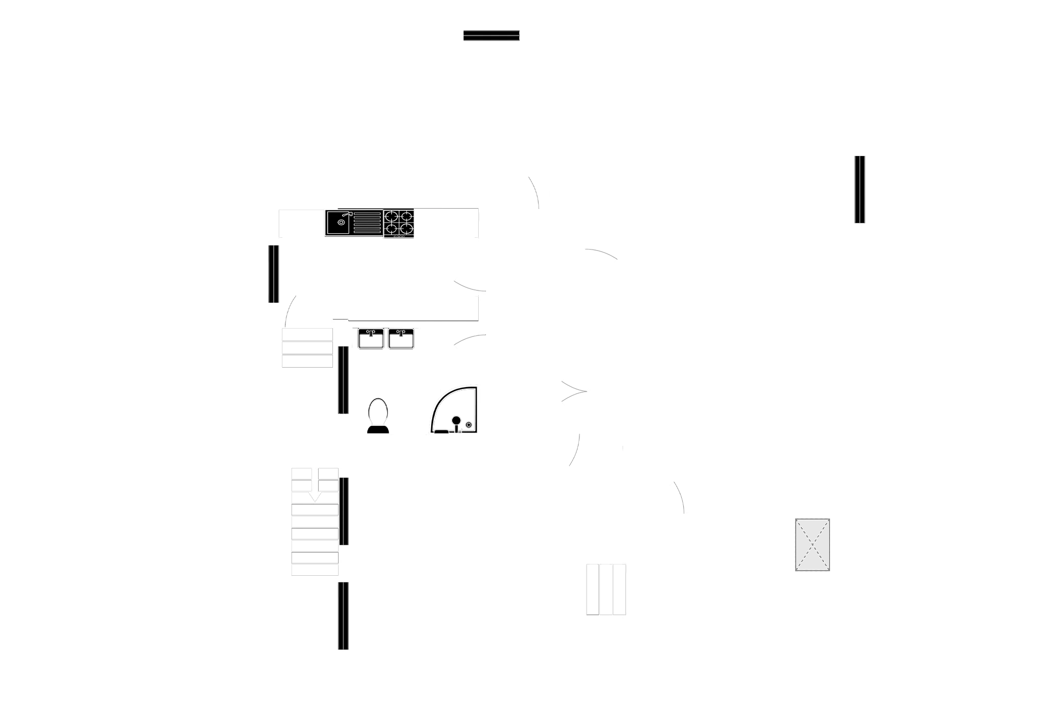 Floorplan — Apartment 4, 11 Mount Bradda, Douglas.
