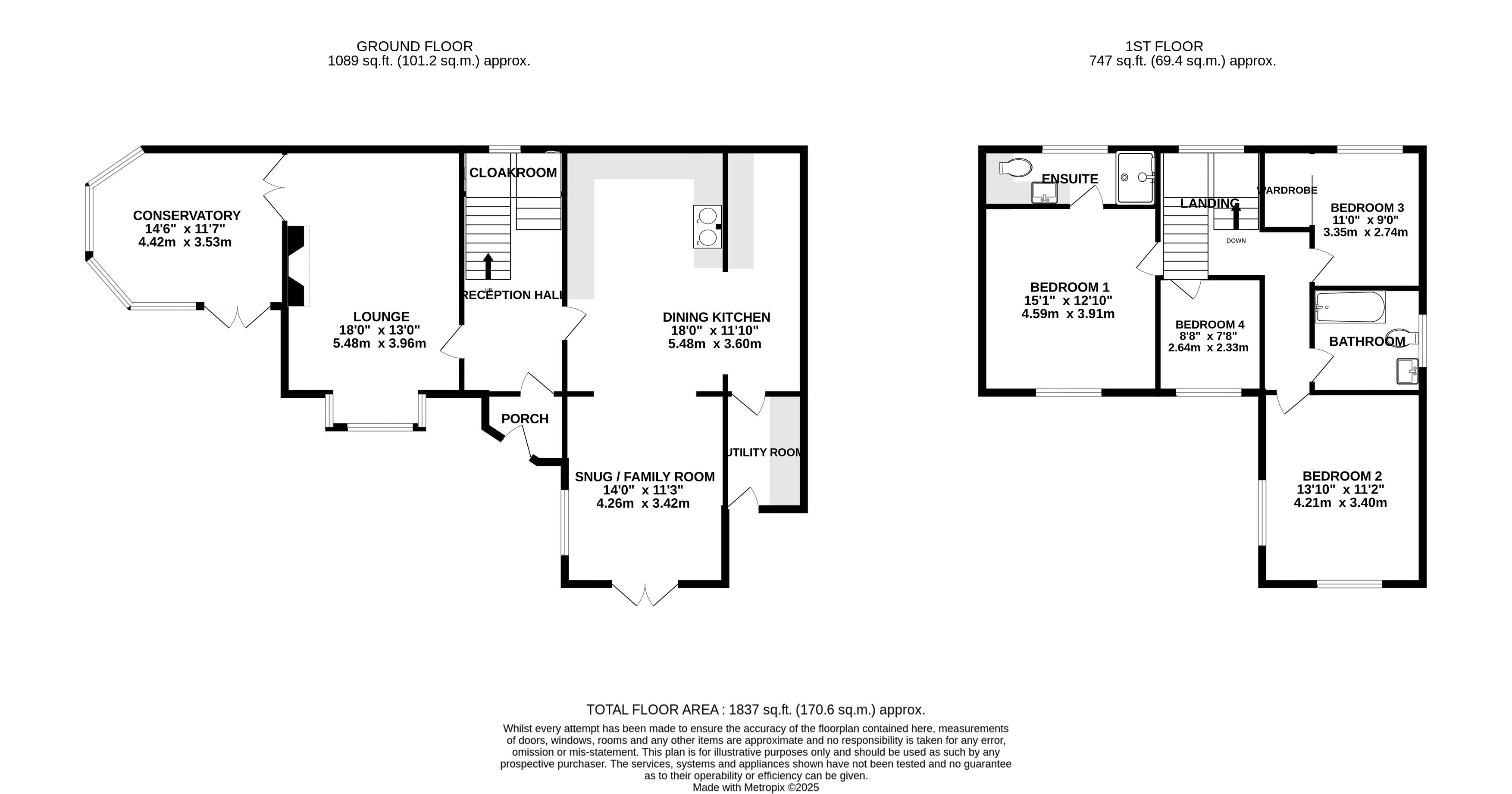 Floorplan — The Beeches, Abbey Road, Ballasalla IM9 3DF.