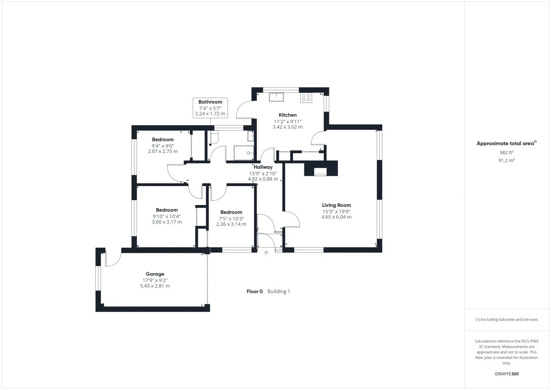 Floorplan — 1 Killeaba Mount, Ramsey, Isle Of Man, Isle Of Man, IM8 2JG.