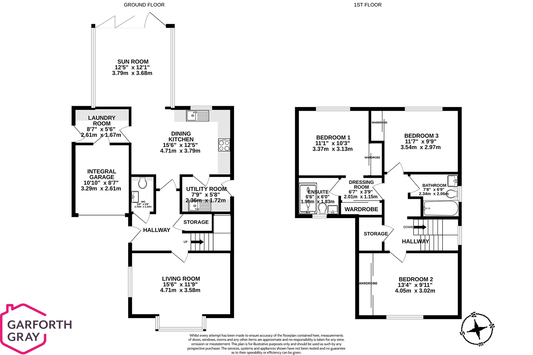 Floorplan — 6 Raad Bridjeen, Reayrt Ny Cronk, Peel.