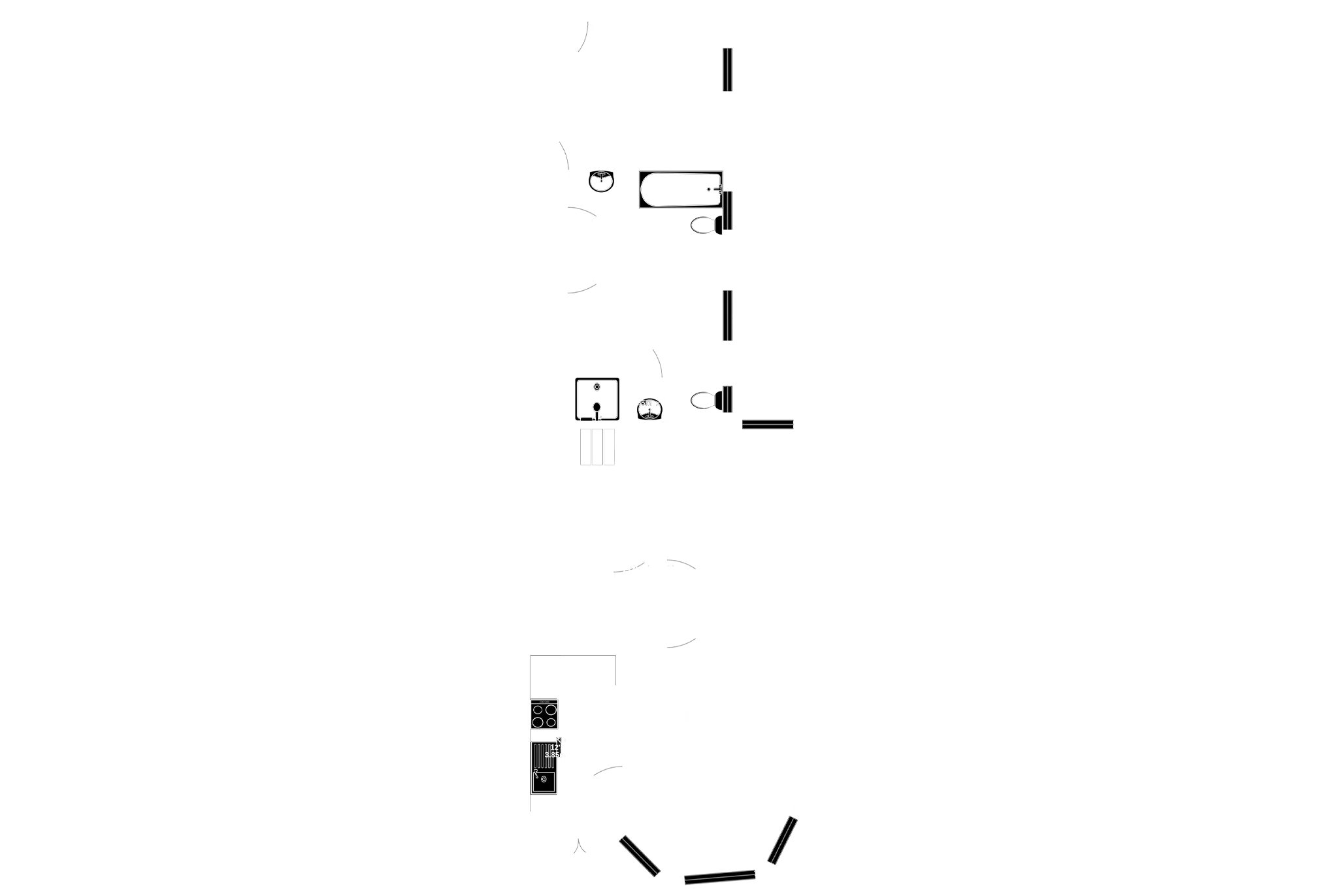 Floorplan — Flat 3, Atholville, Castle Drive, Douglas.