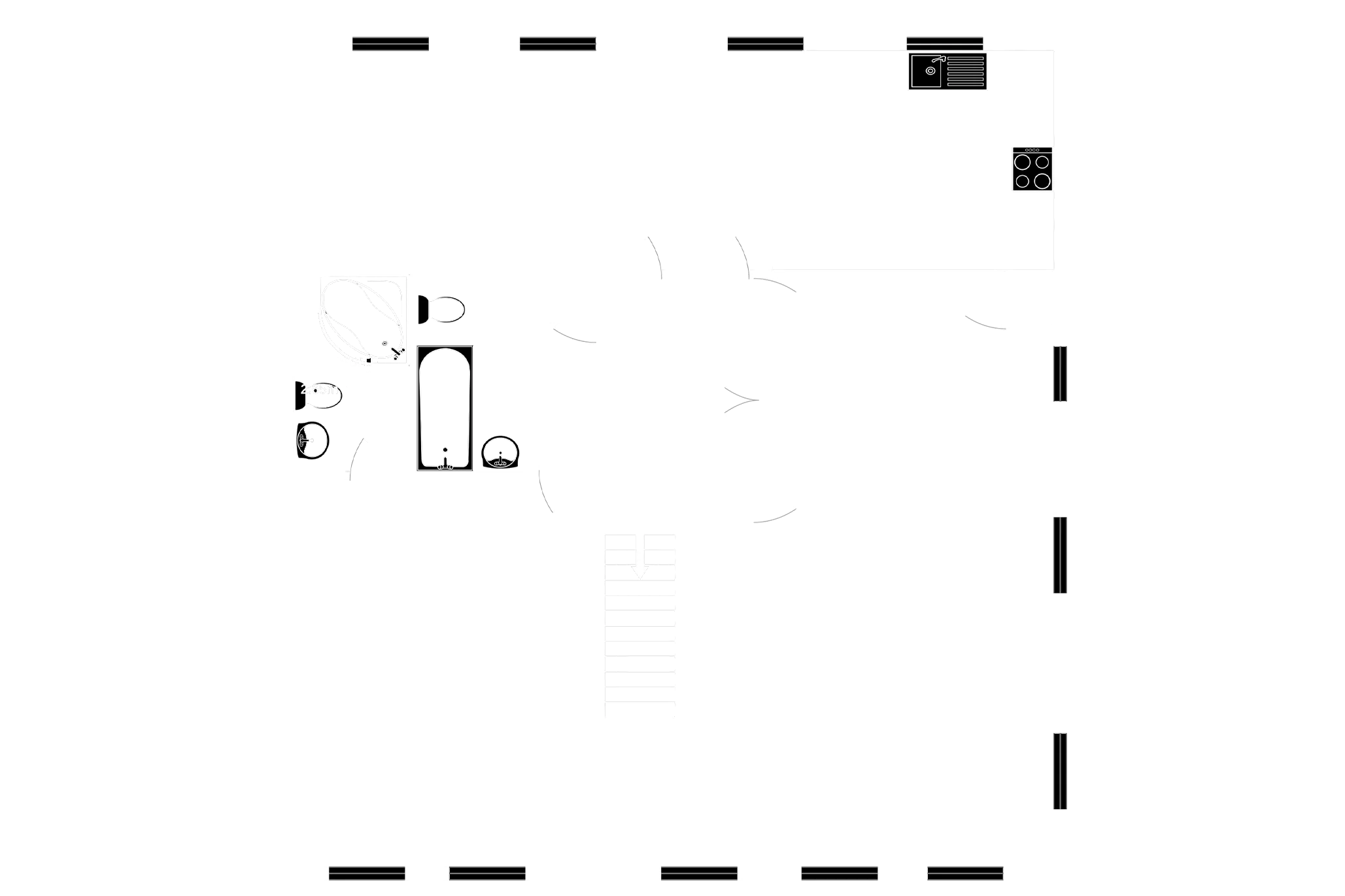 Floorplan — Flat 5, Millennium Court, 62 Derby Road, Douglas.