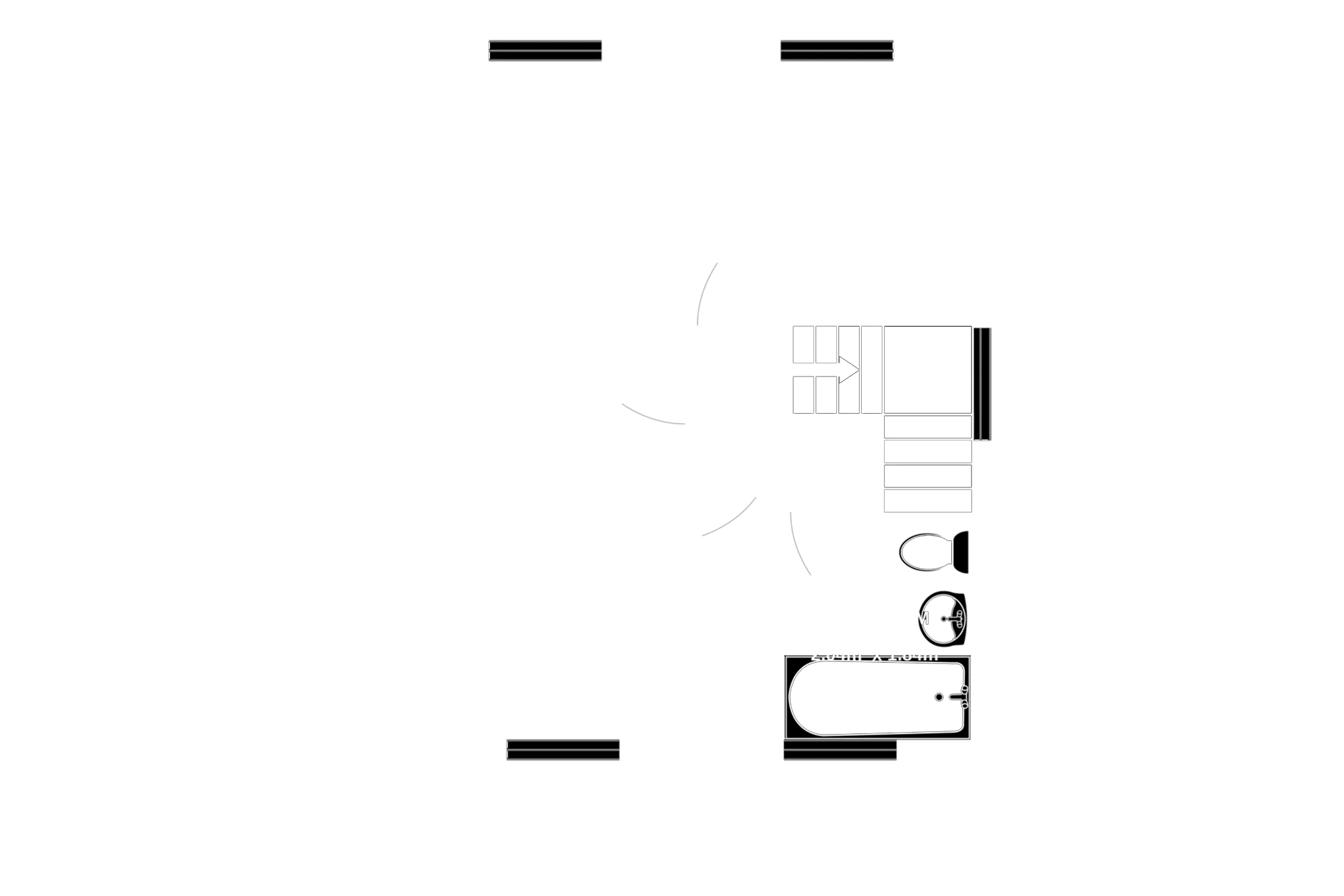 Floorplan — Braeside, Fairy Cottage, Laxey. — Plan 2 of 3