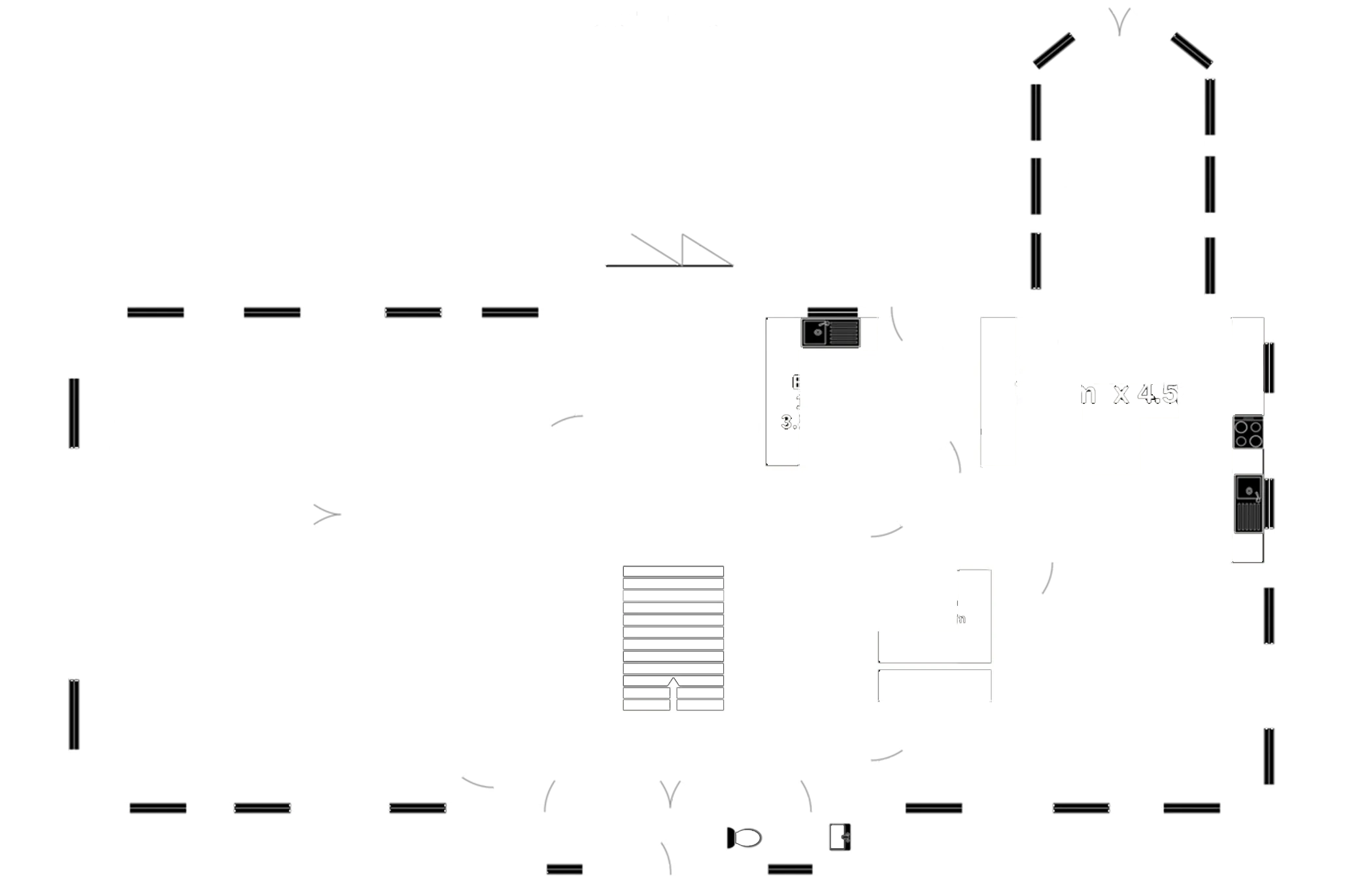 Floorplan — Barrowdale House, Sir Georges Bridge, Abbeylands, Onchan.