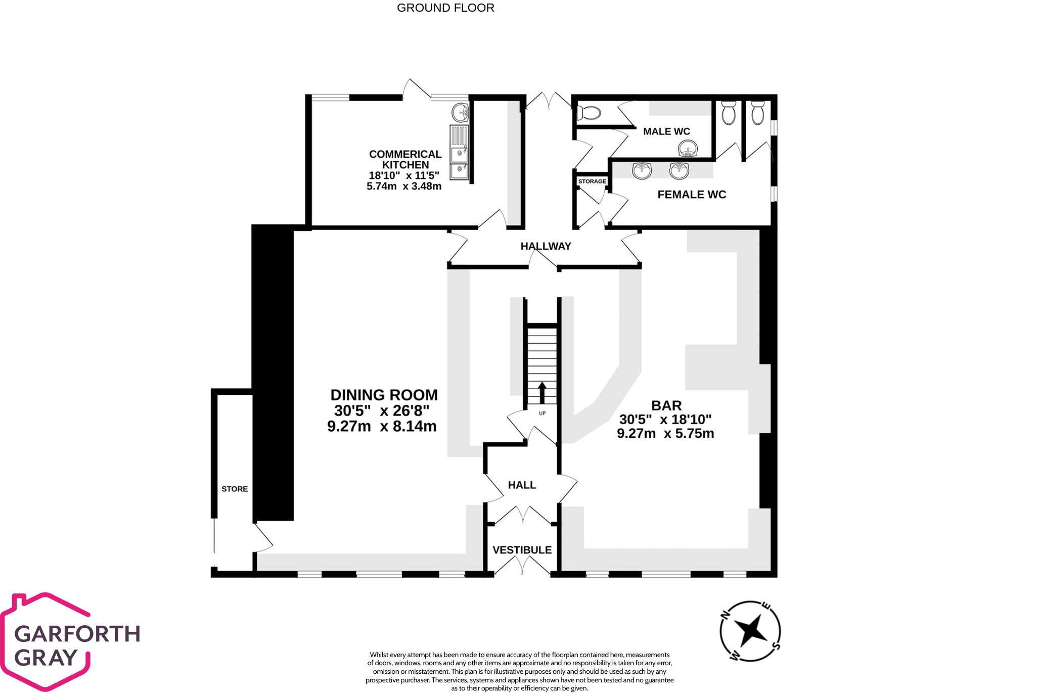 Floorplan — Viking Hotel, Station Road, Castletown.