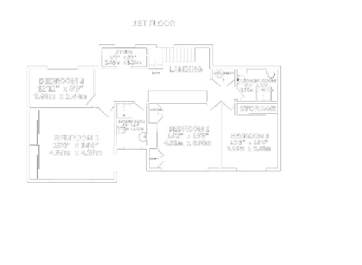 Floorplan — Crowcreen Cottage, Ballaglass Glen Road, Ramsey. — Plan 2 of 3