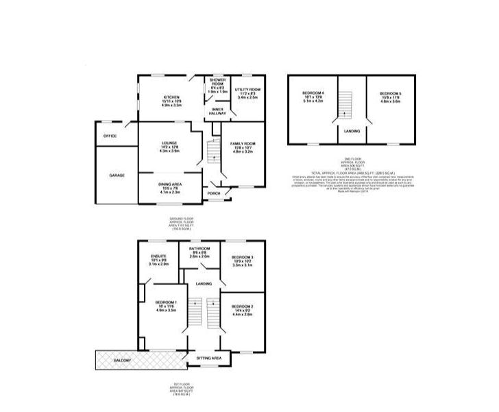 Floorplan — Beachway, Derbyhaven IM9 1TS, Castletown.