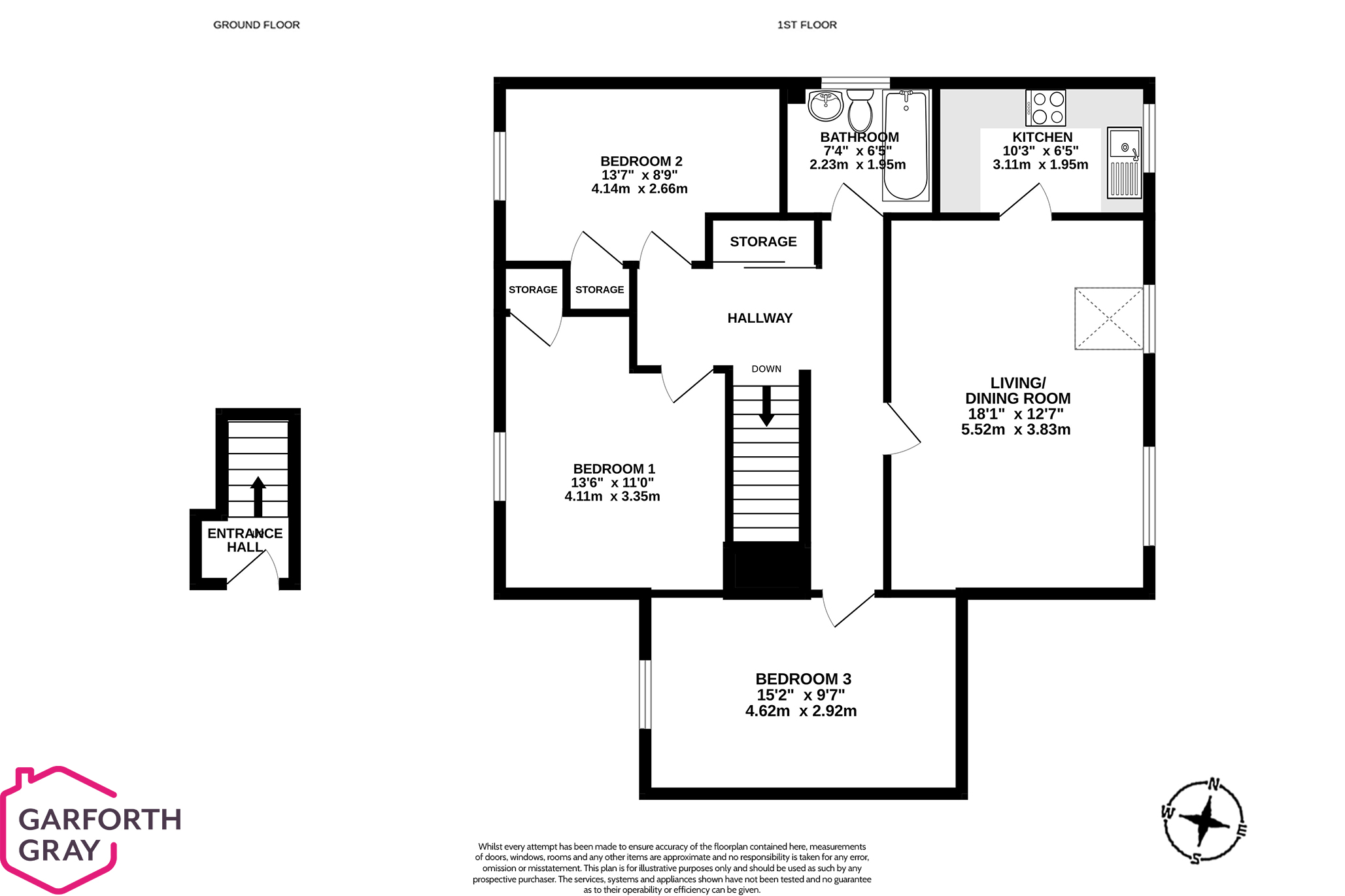 Floorplan — 12 Chester Mews, The Paddocks, Ballasalla.