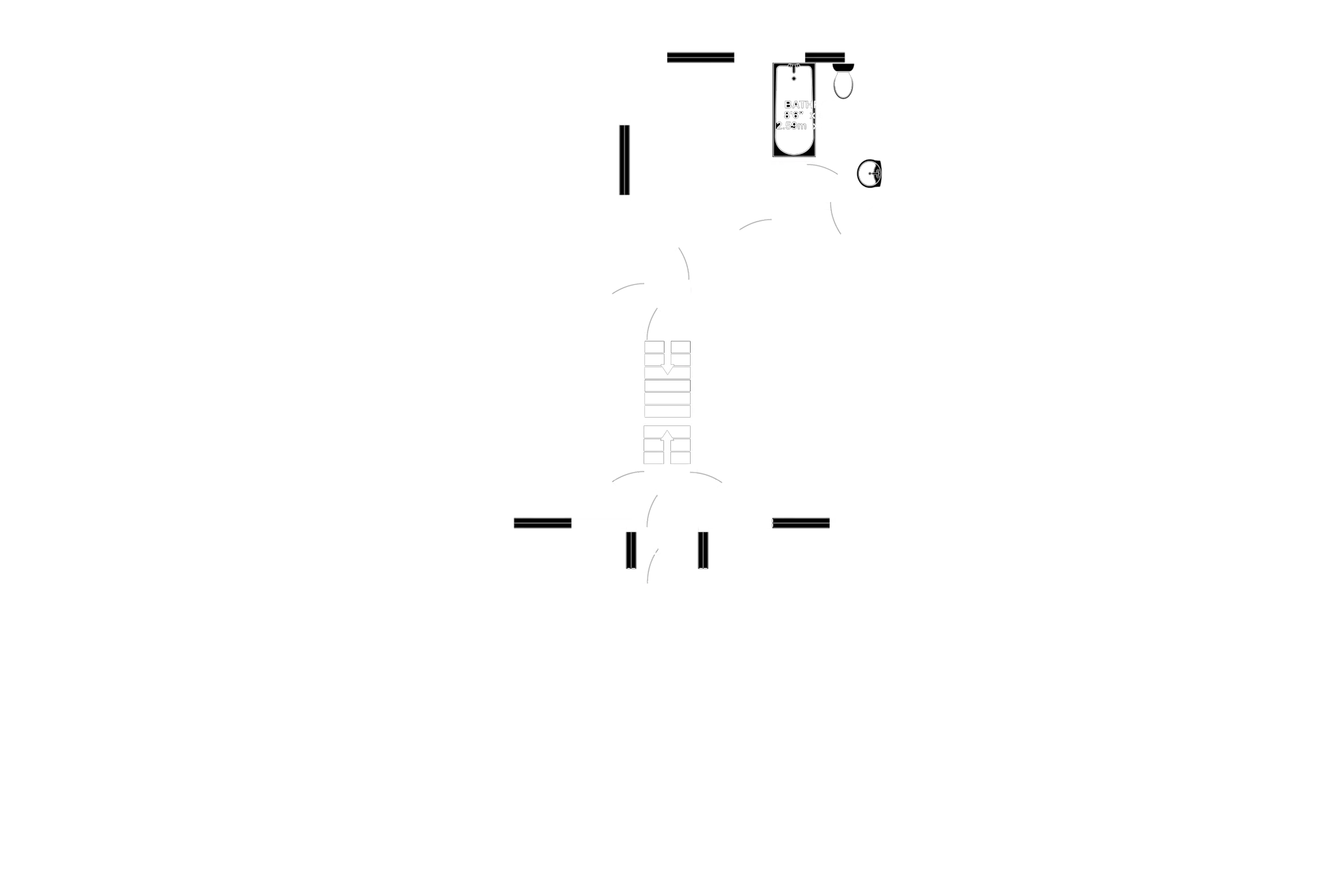 Floorplan — 3 Chapel Row, Main Road, Foxdale. — Plan 3 of 3