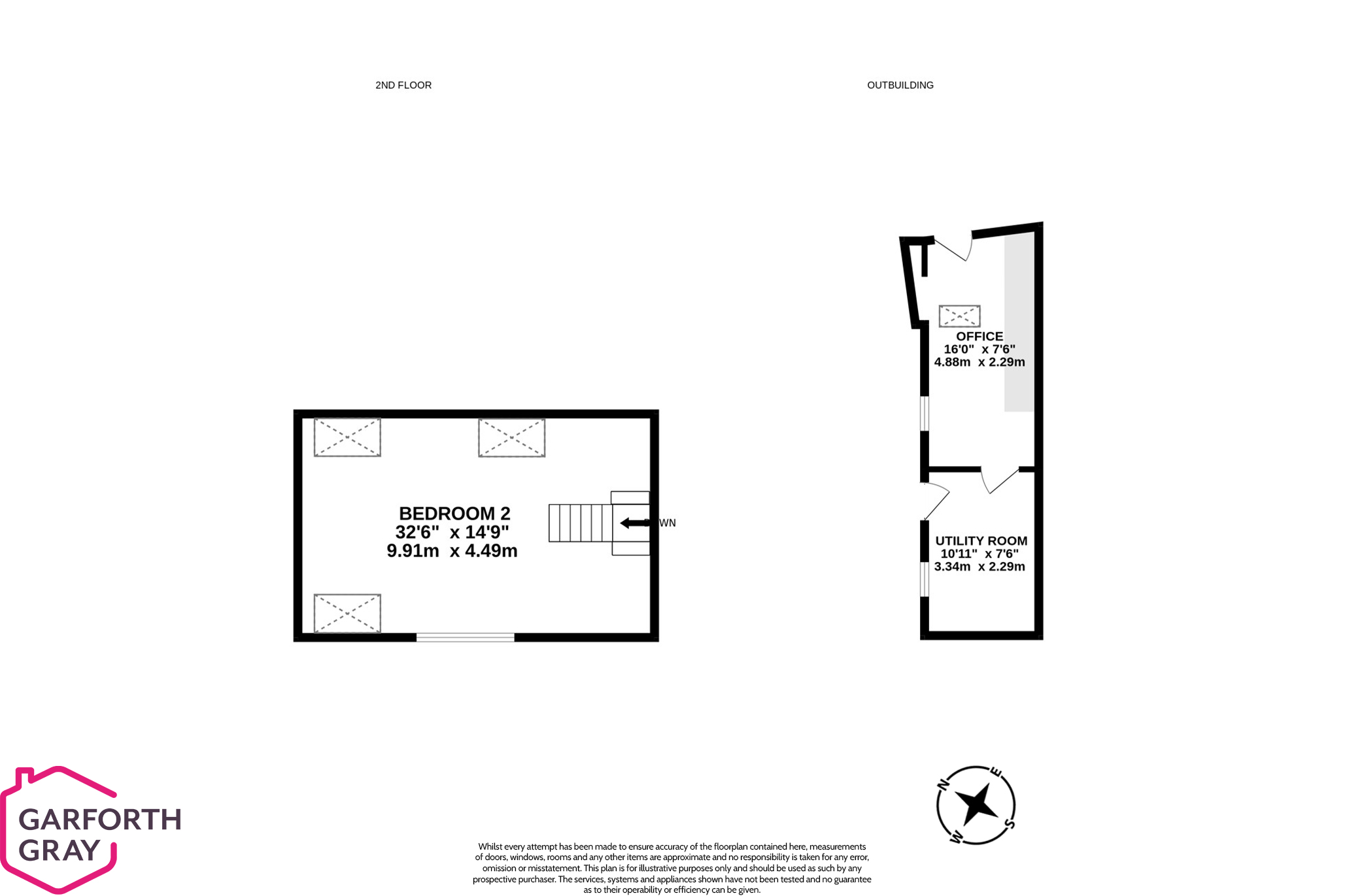 Floorplan — The Hollies, 54 Selborne Drive, Douglas. — Plan 2 of 2