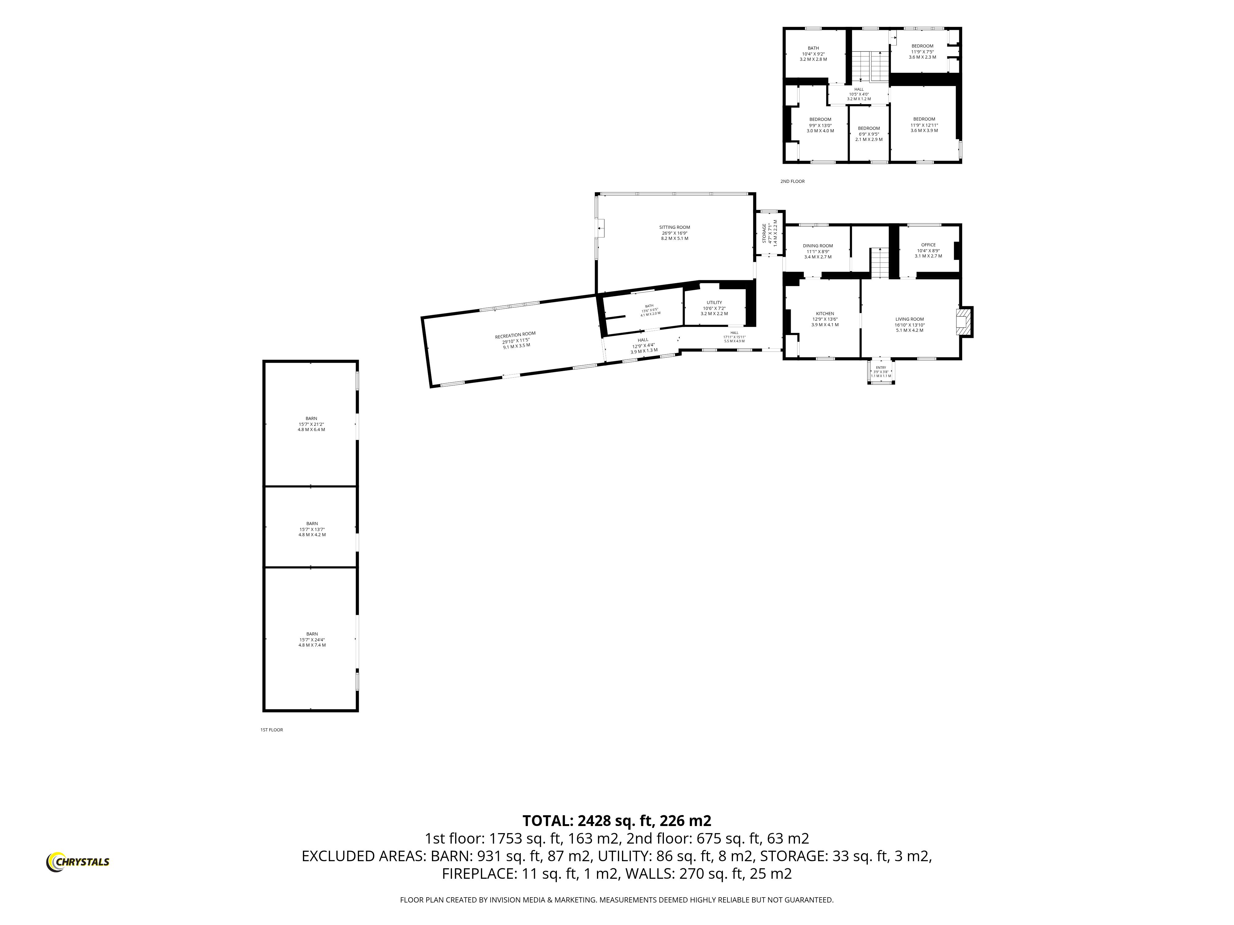 Floorplan — Ballaholly House, Jurby West IM7 3AS.