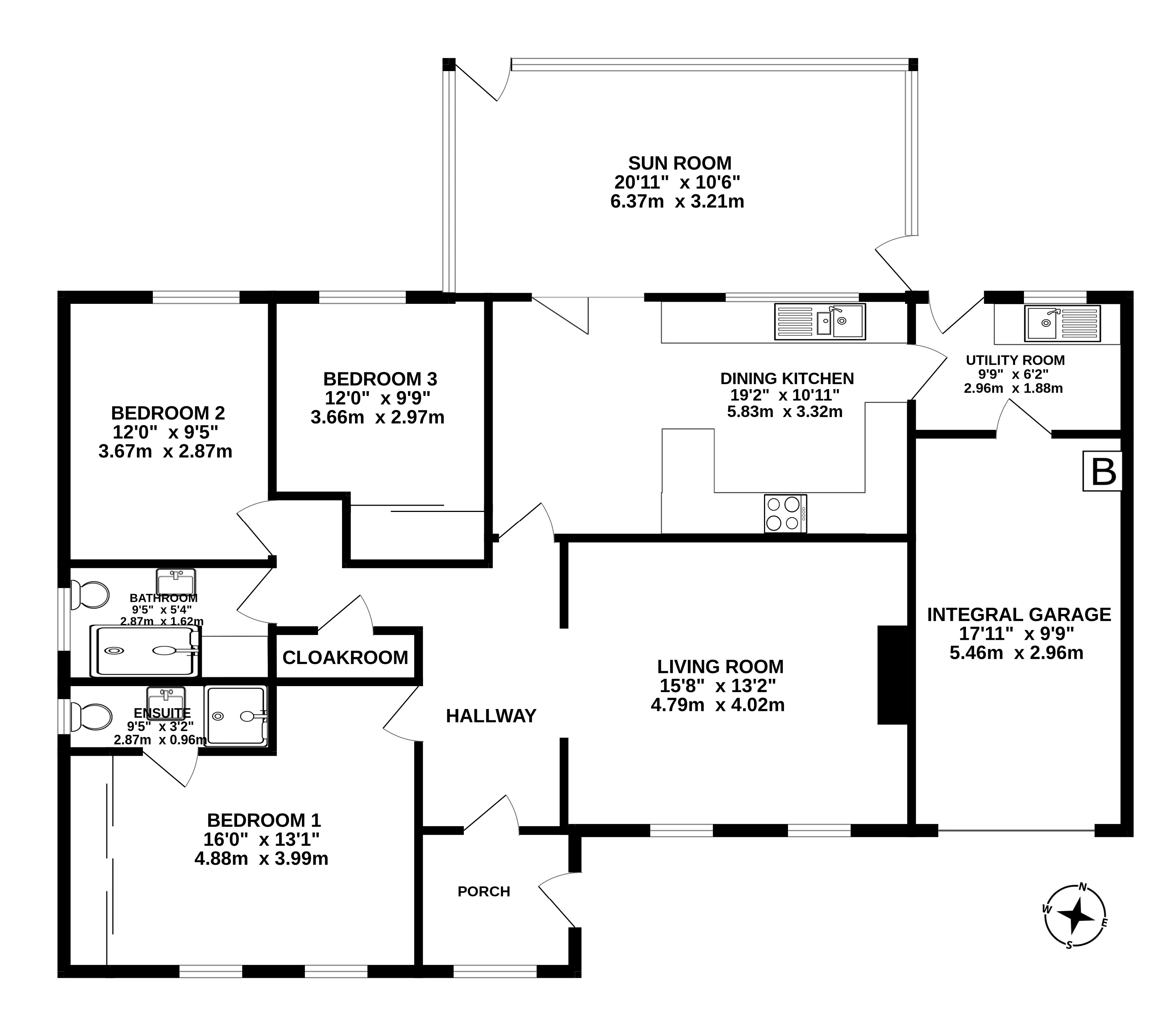 Floorplan — 17 Glebe Aalin, Station Road, Ballaugh.
