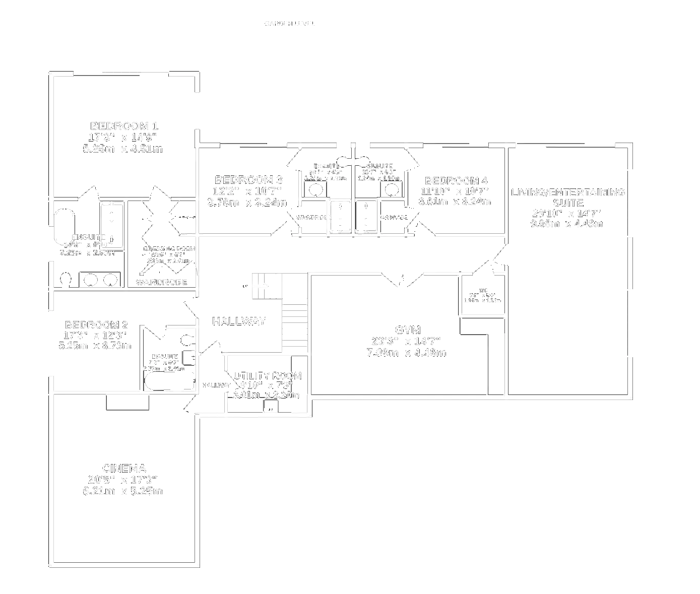 Floorplan — Old Ballaragh Barn, Ballaragh Road, Laxey. — Plan 2 of 3