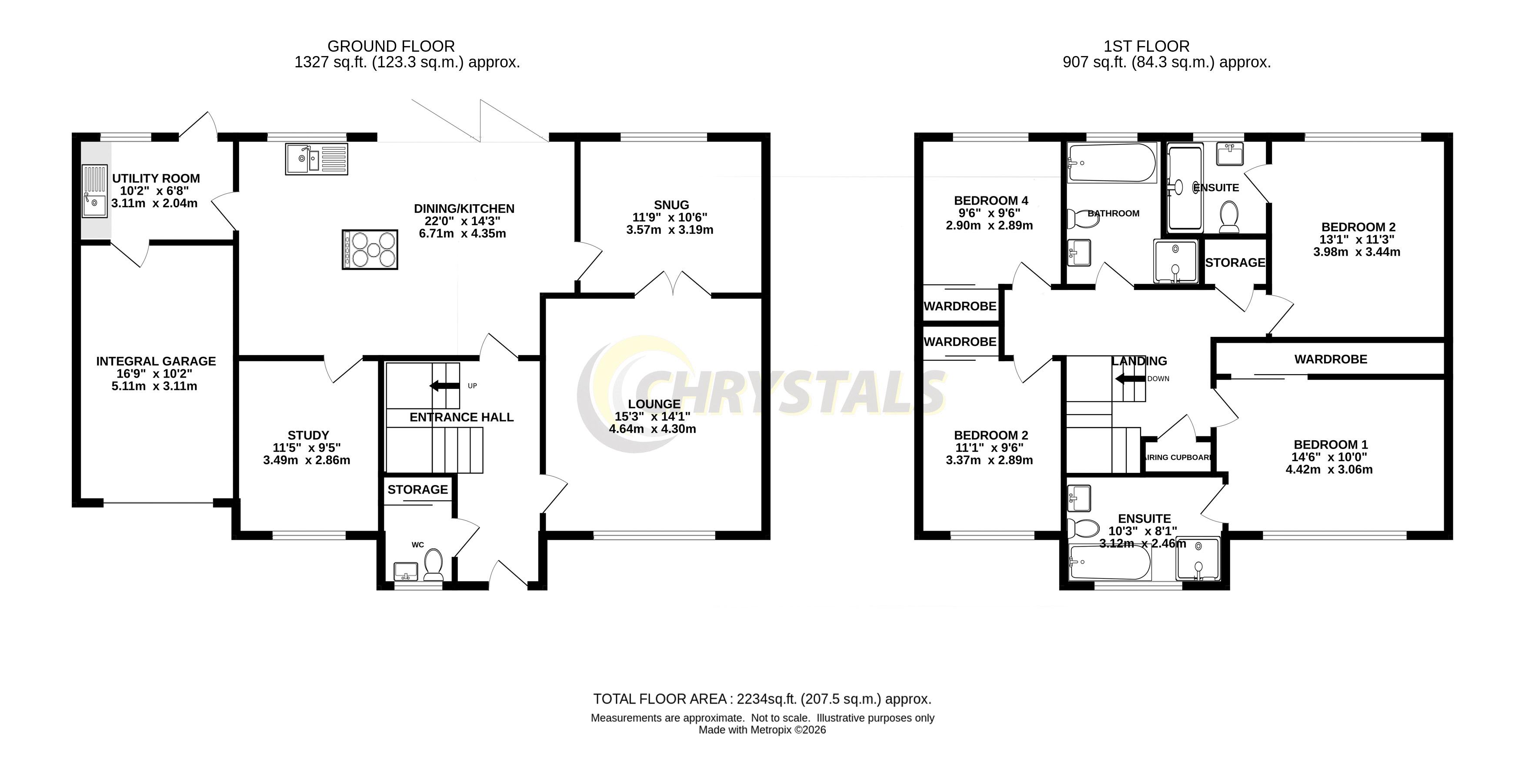 Floorplan — 5 Ballakilley Road, Ballakilley, Port Erin IM9 5NN.