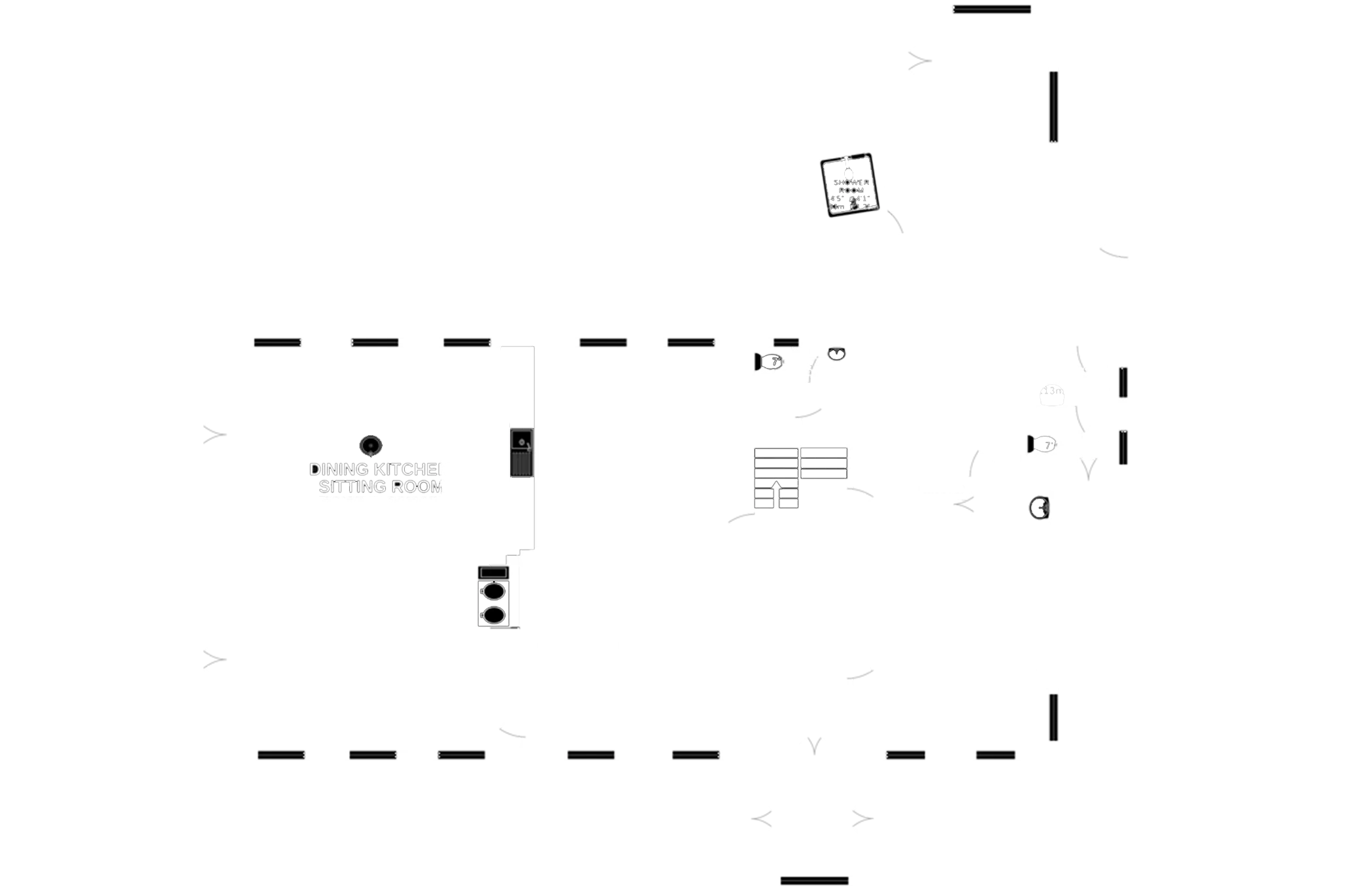 Floorplan — Knock Rushen House, Scarlett, Castletown.