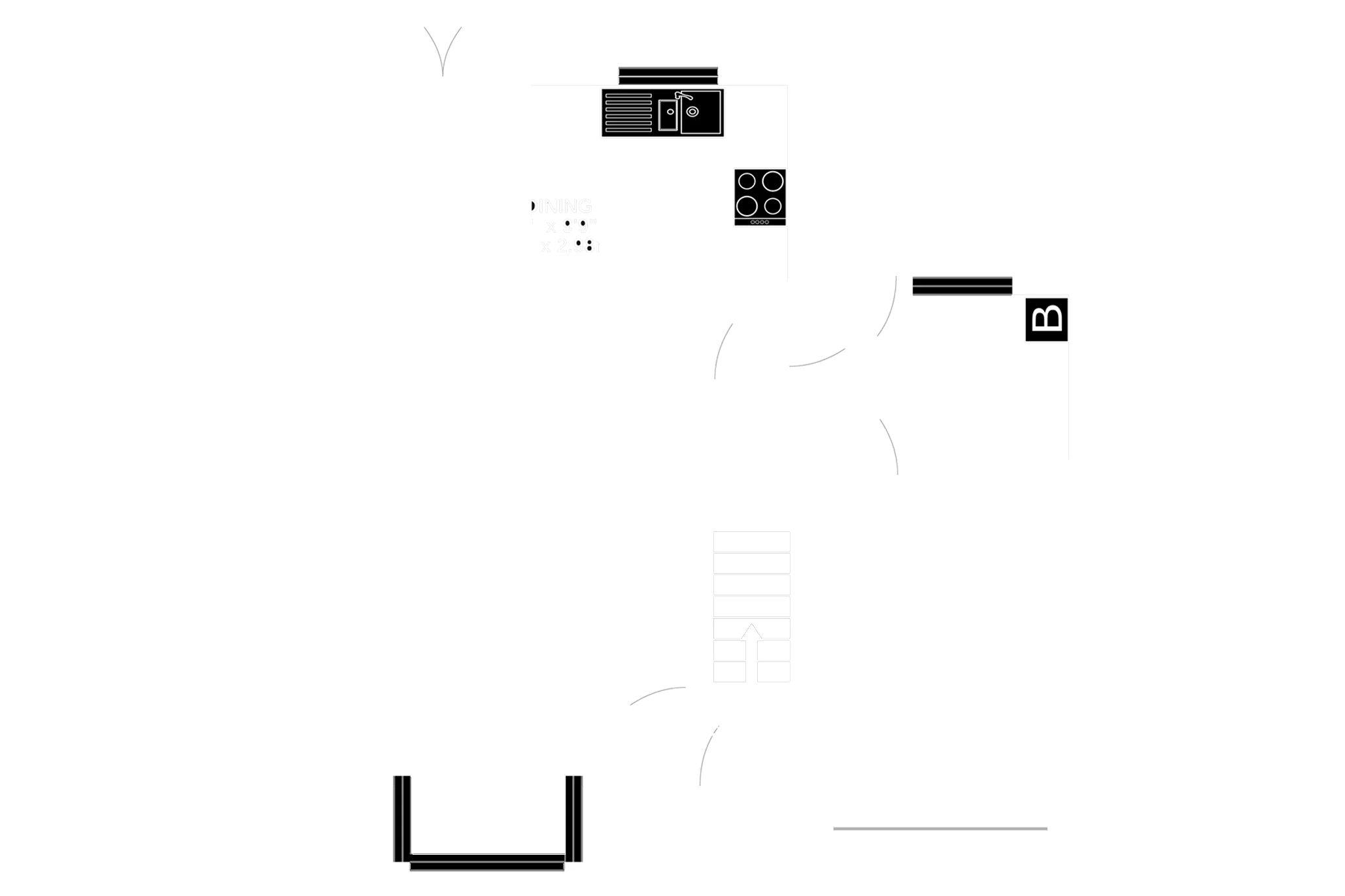 Floorplan — 2 Woodlands View, Douglas.