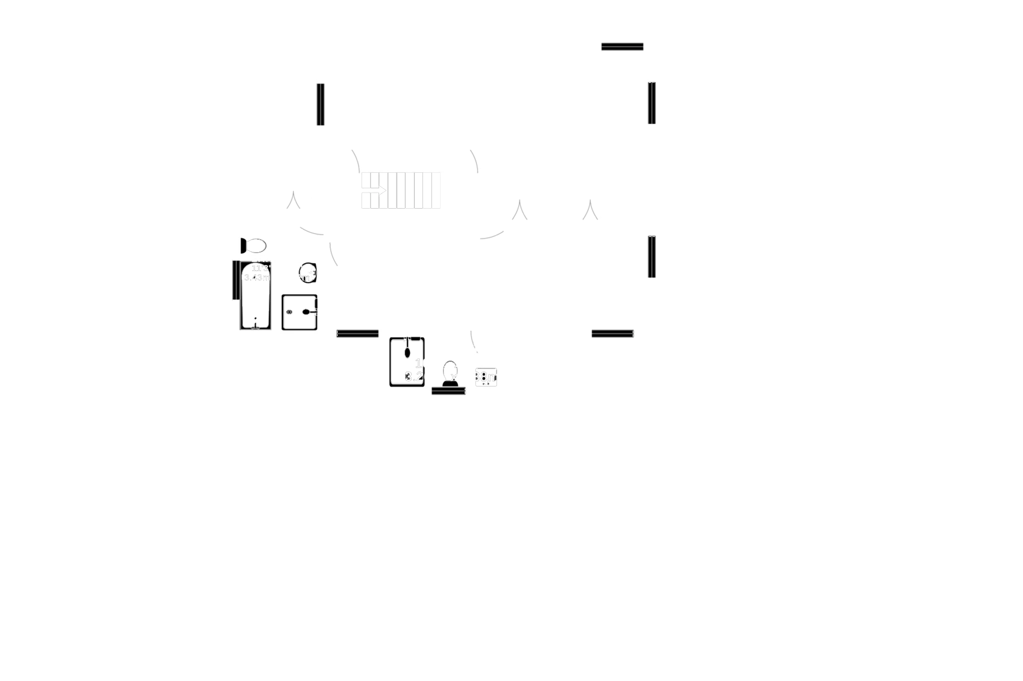 Floorplan — Glen Bower, Little Mill Road, Onchan. — Plan 2 of 3