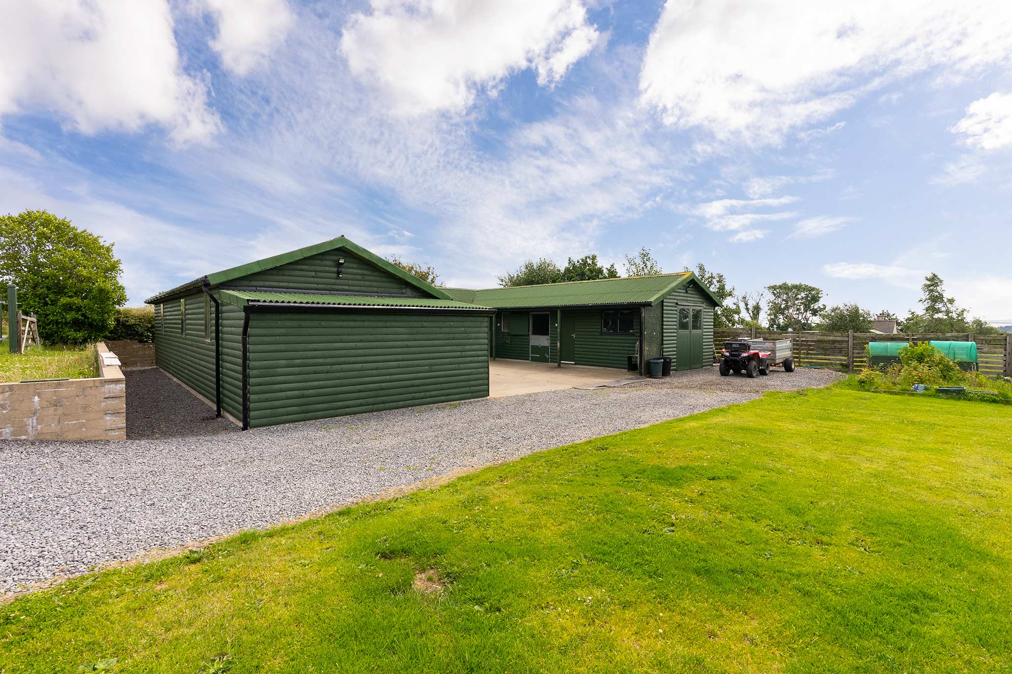 Land, Stables & Arena, Abbeylands Estate, Abbeylands, Douglas. — Photo 4 of 5