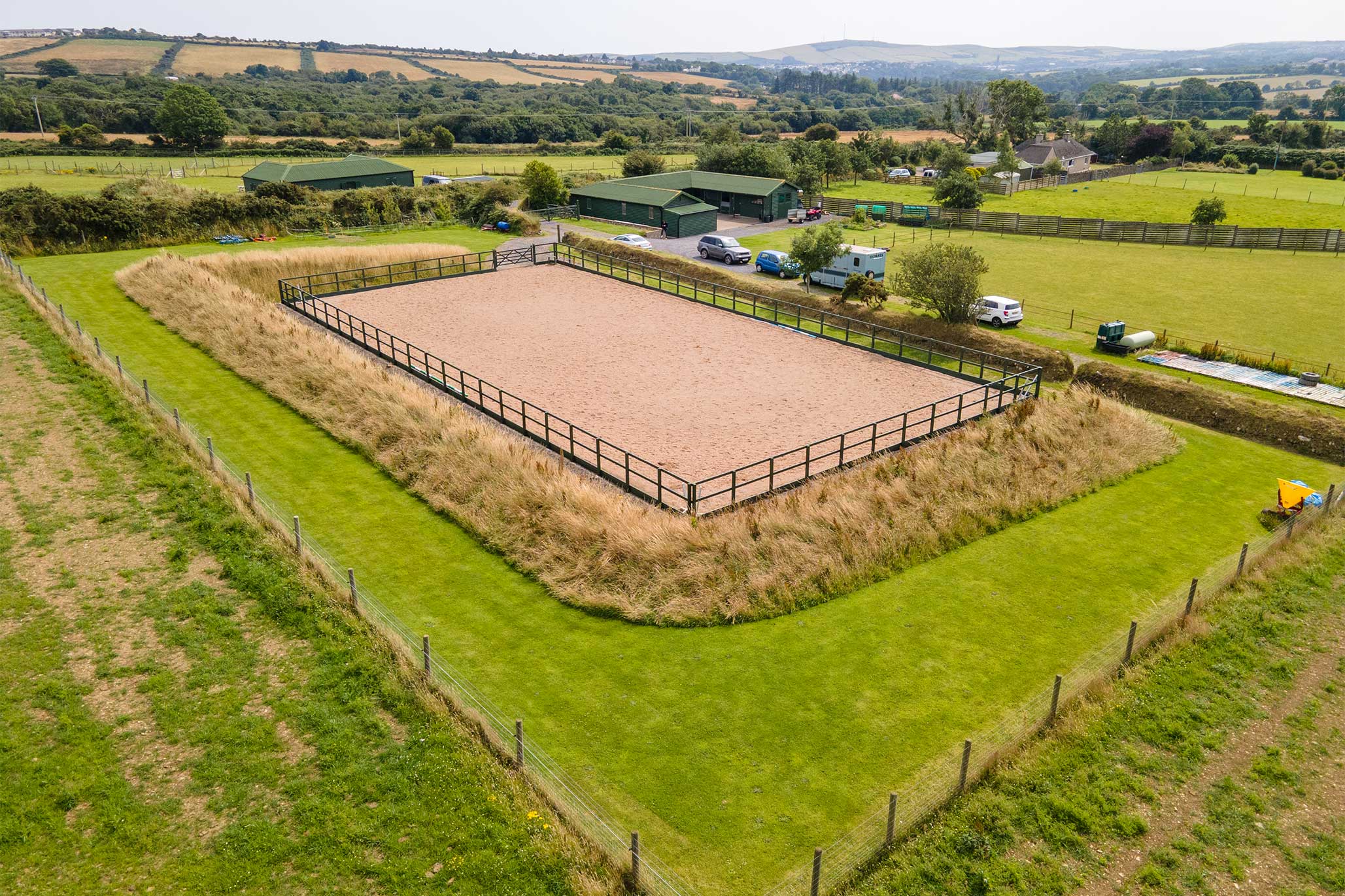 Land, Stables & Arena, Abbeylands Estate, Abbeylands, Douglas. — Photo 1 of 5