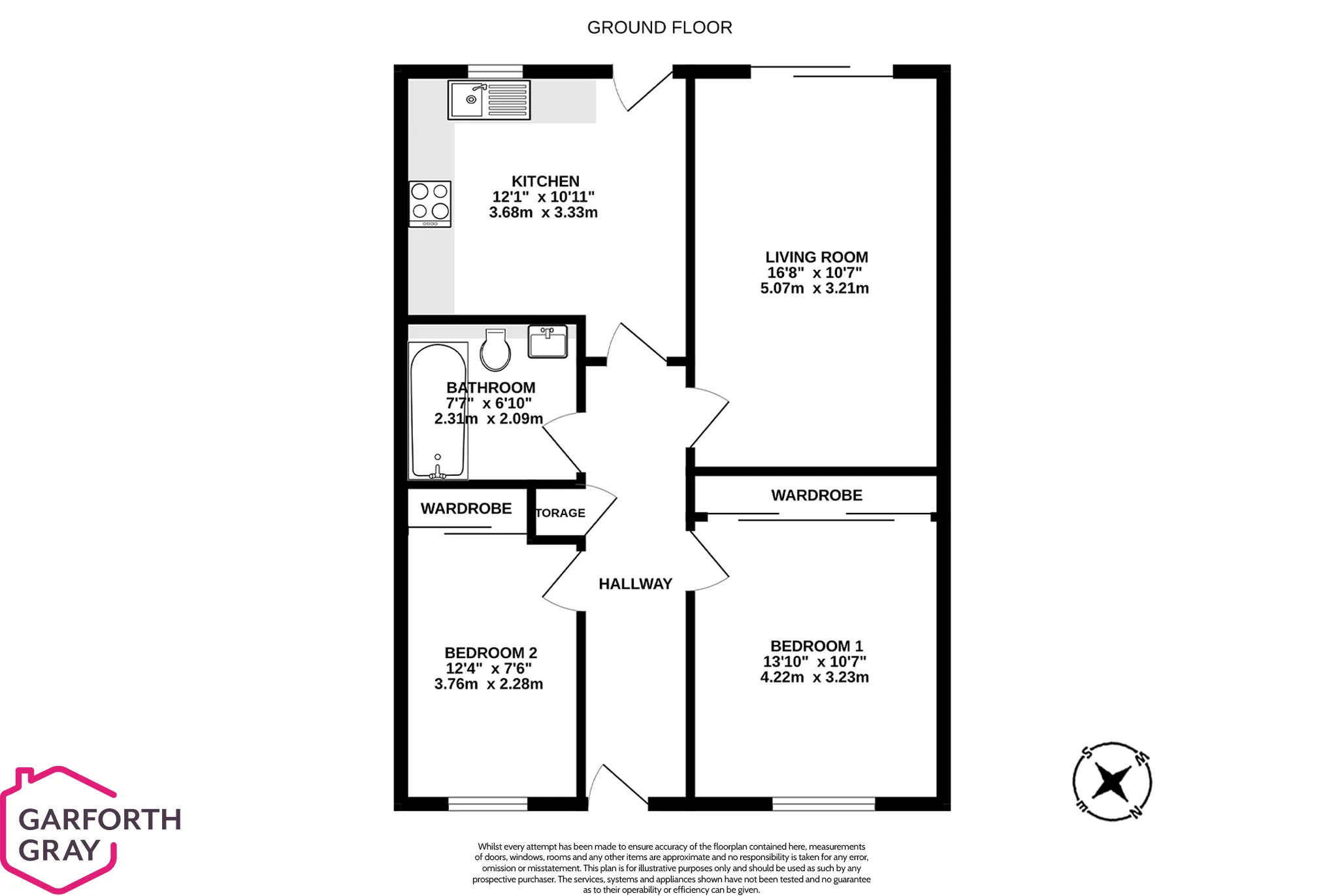 Floorplan — Home 6, Ballagarraghyn, Jurby.