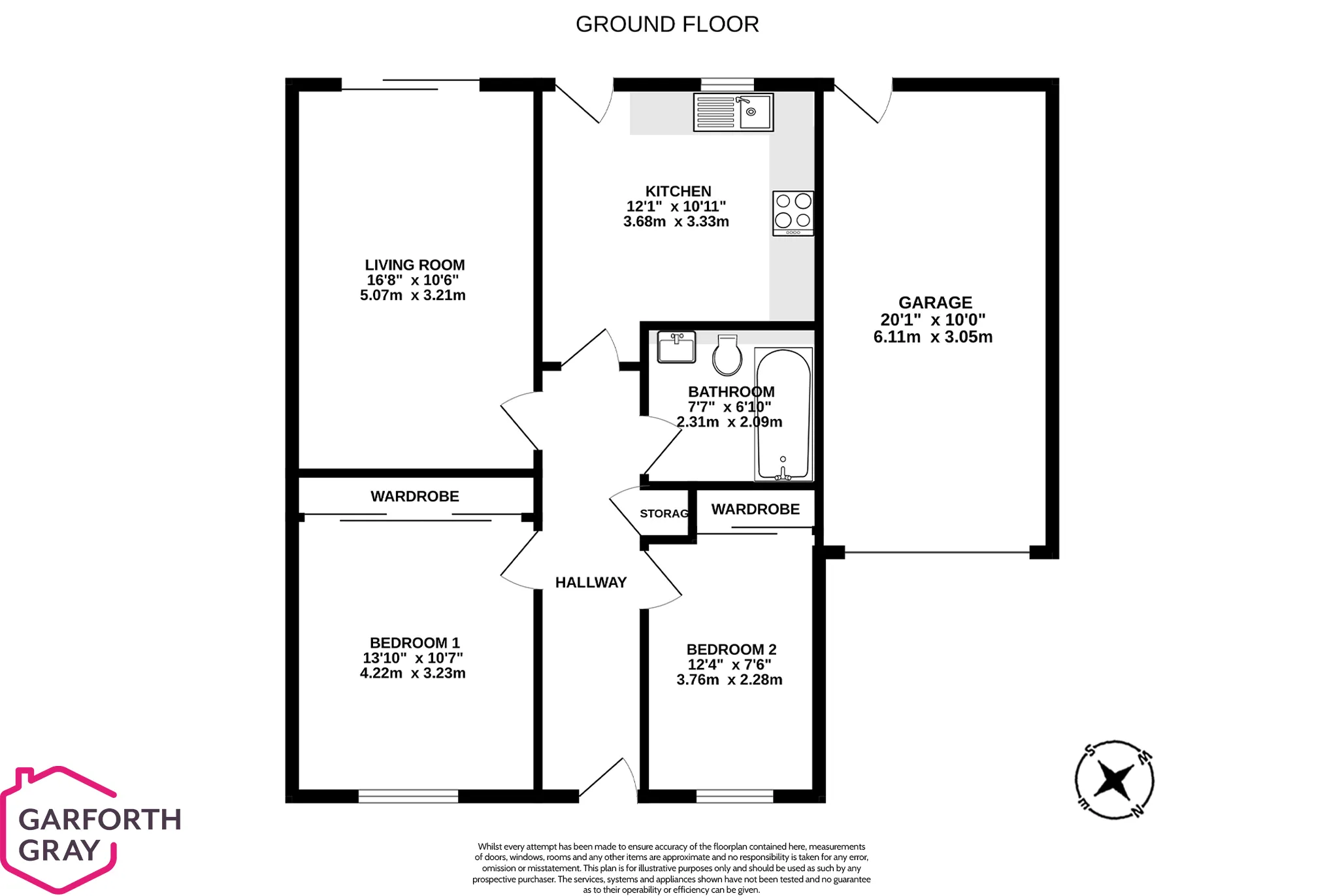 Floorplan — Home 5, Ballagarraghyn, Jurby.