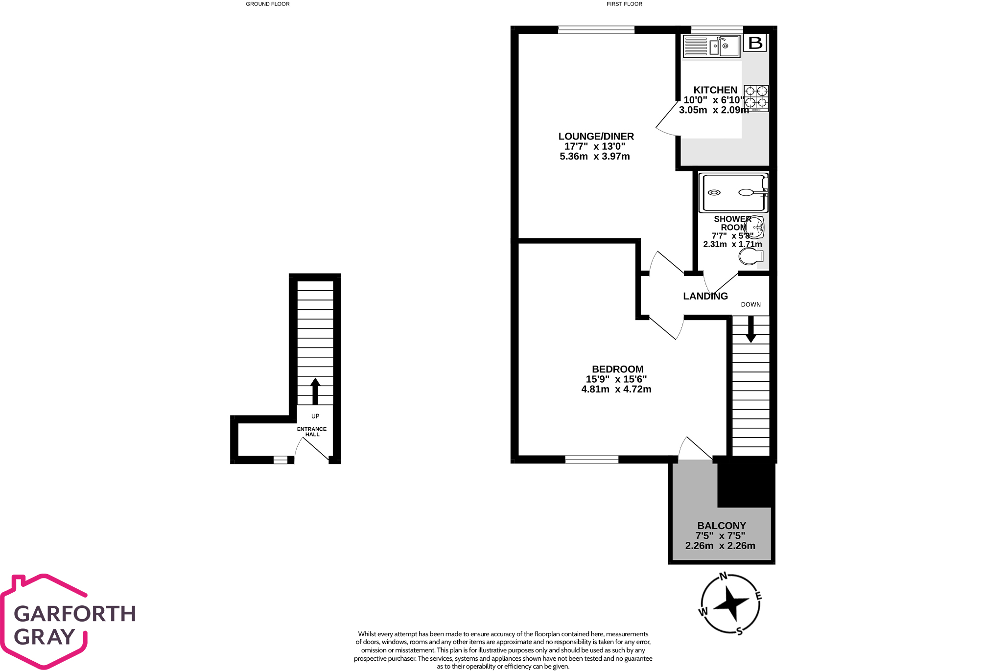 Floorplan — 16 Godred Court, Kings Reach, Ramsey.