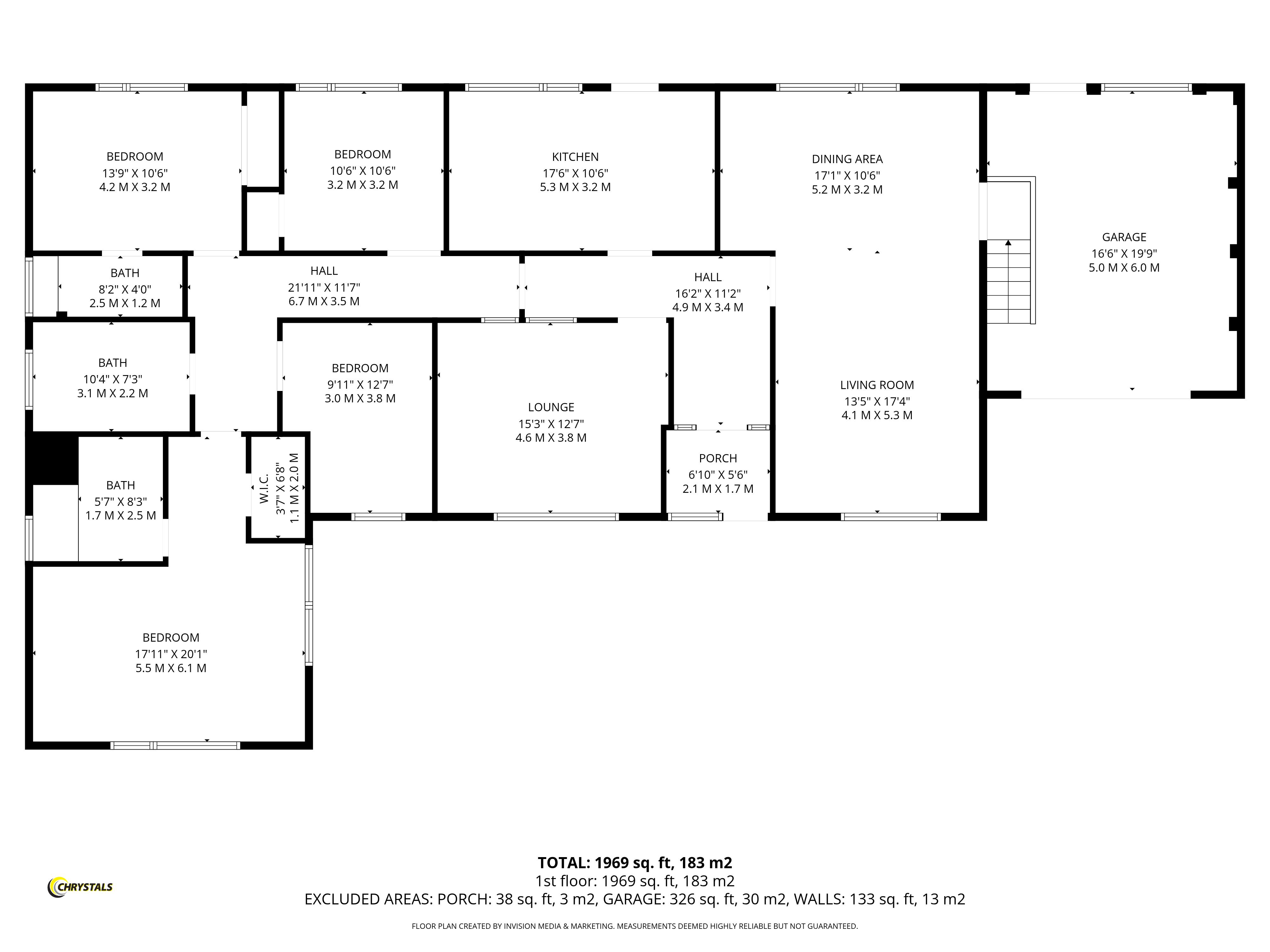 Floorplan — 9 Sunnybank Avenue, Onchan IM3 3BW.