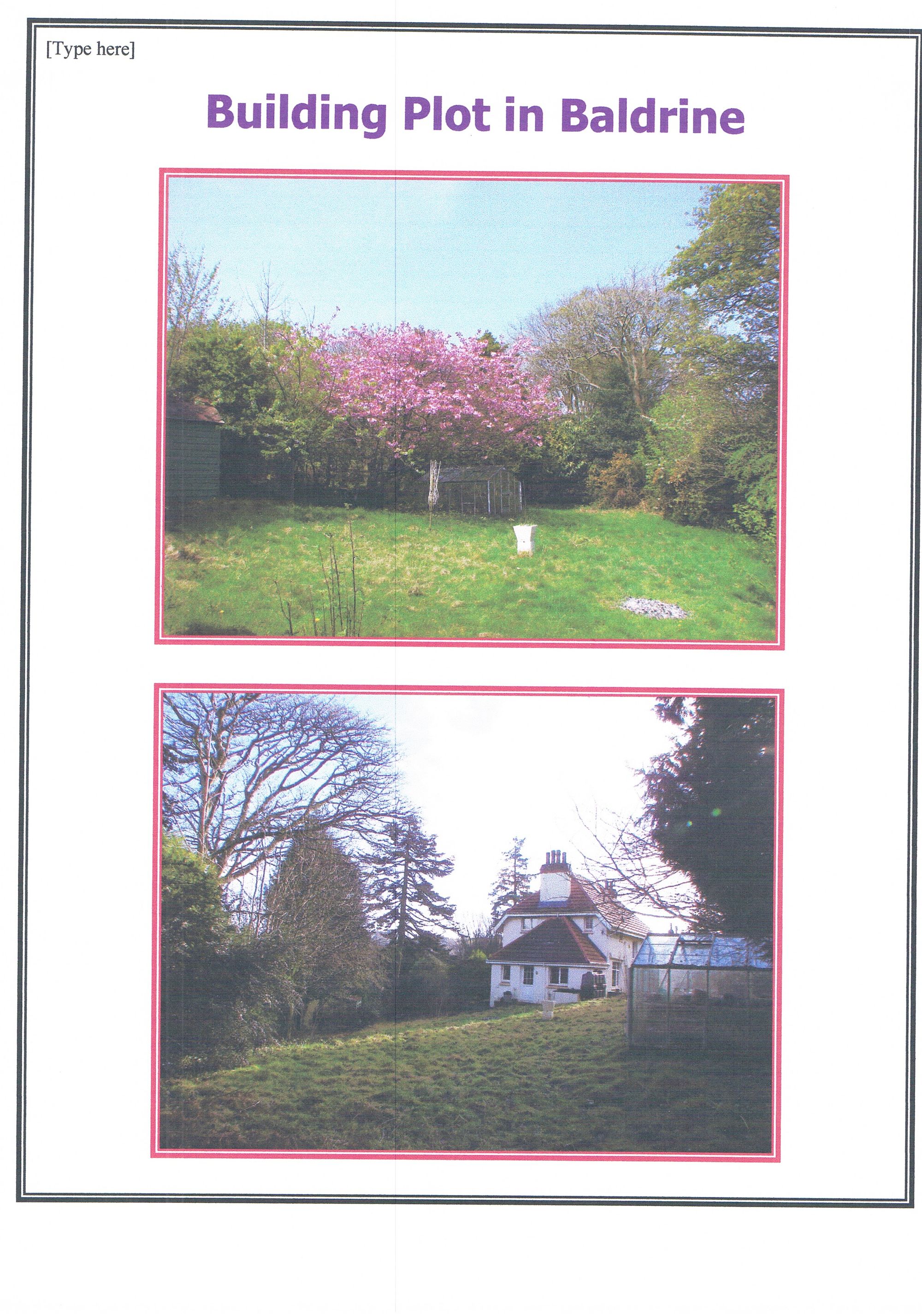 4 bed land for sale in The Crescent, Baldrine, IM4. — Photo 2 of 2