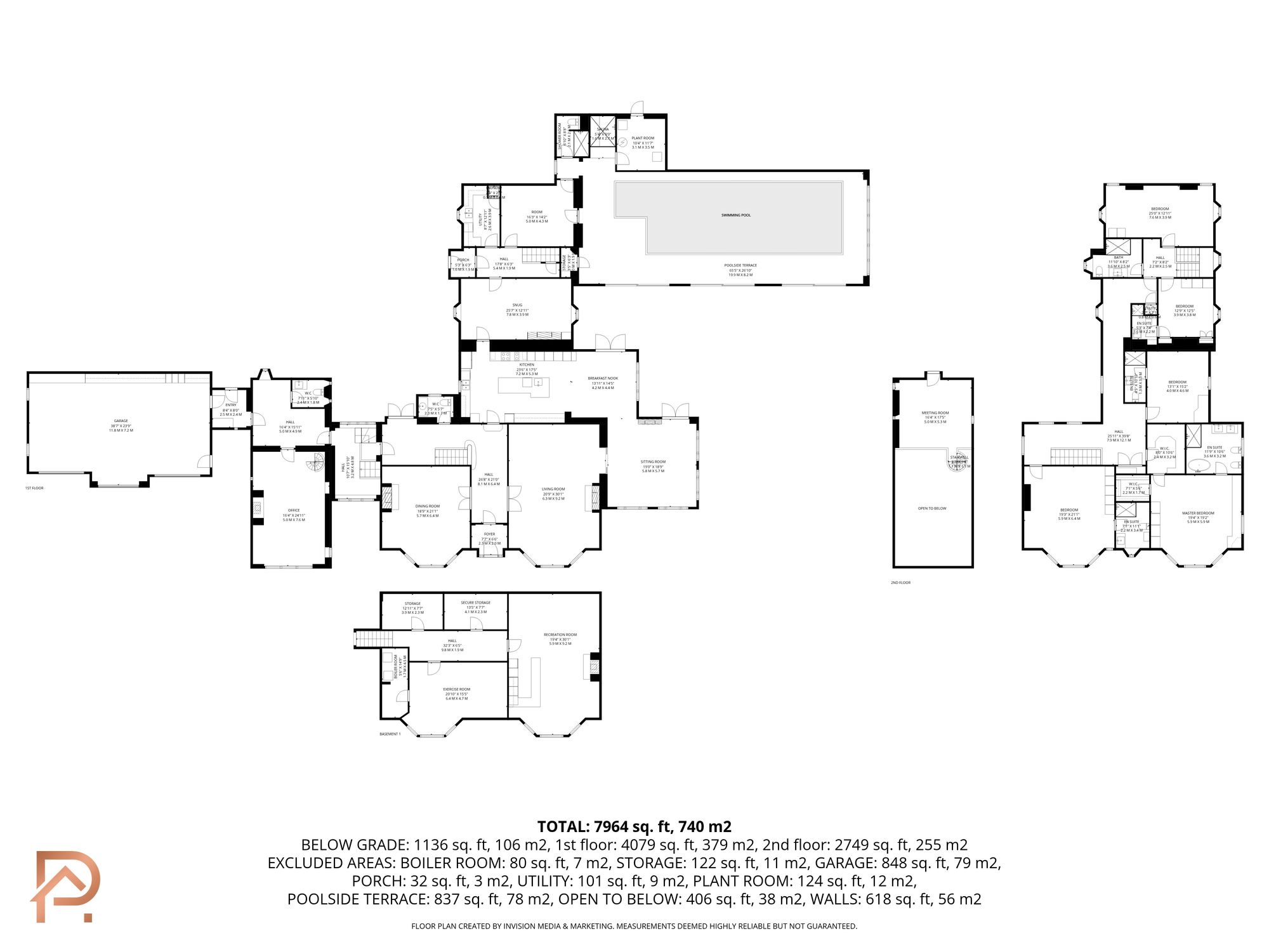 Floorplan — 5 bed detached house for sale in Moaney Road, Santon, IM4.