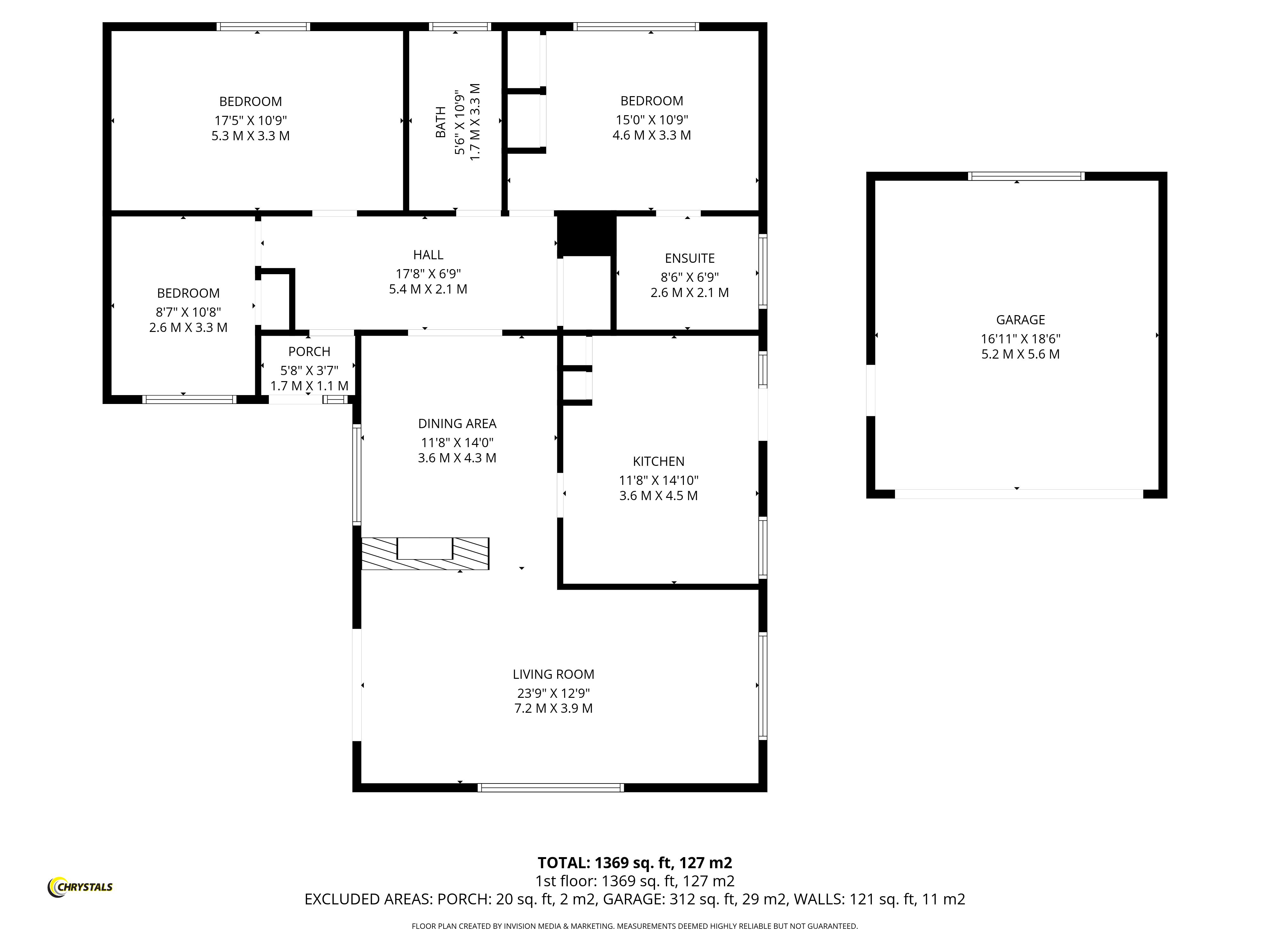 Floorplan — Flossmoor, 13 Thornhill Park, Ramsey IM8 3NA.