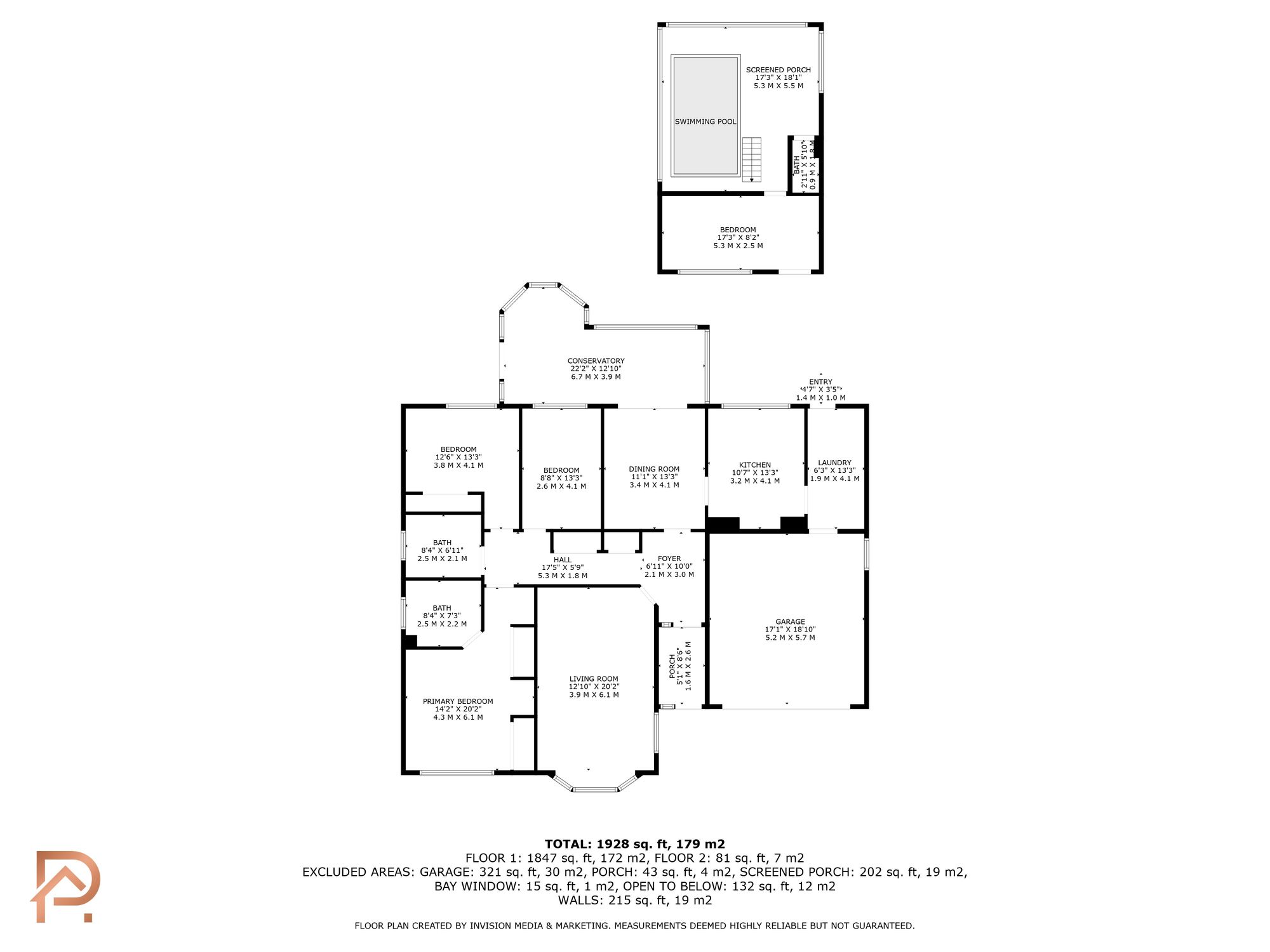 Floorplan — 3 bed detached bungalow for sale in Barrule Park, Ramsey, IM8.