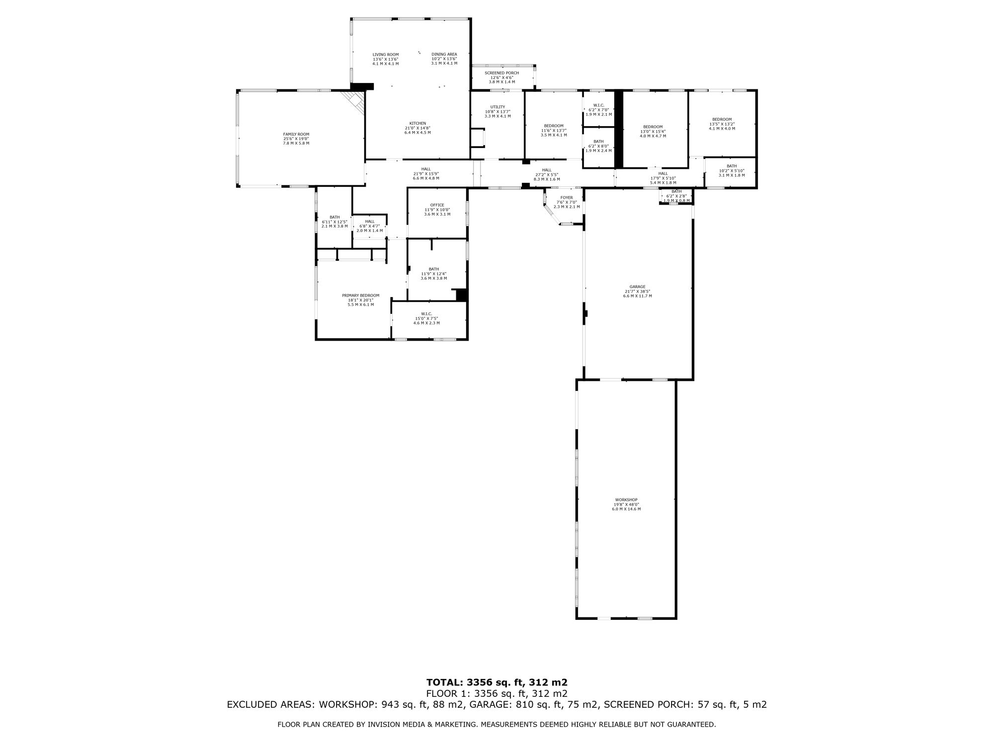 Floorplan — 4 bed house for sale in Barroose Road, Baldrine, IM4.
